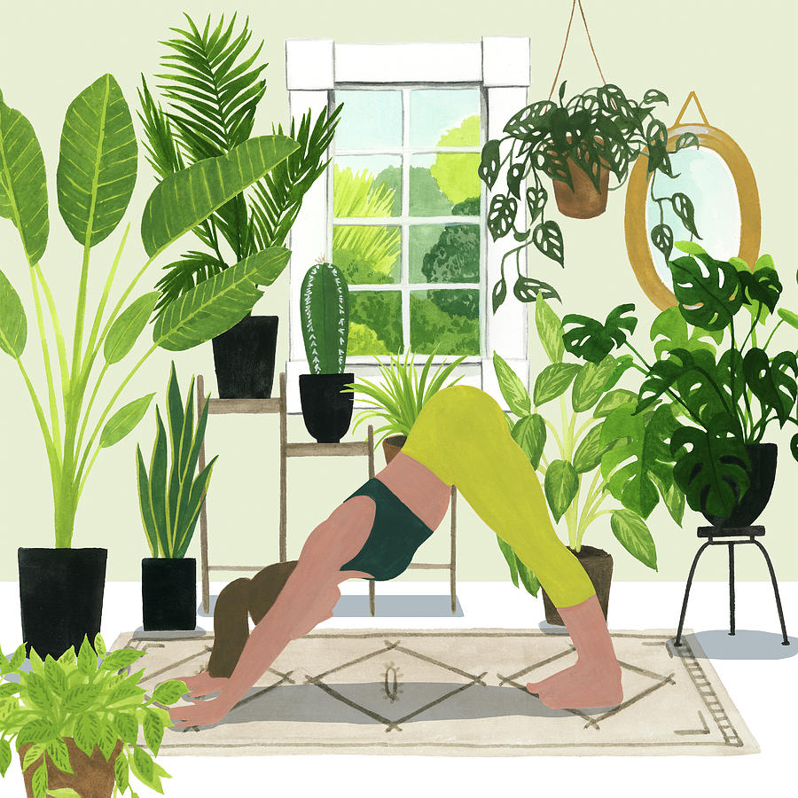 Indoor Asana I Art Print - Home
